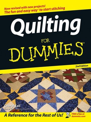 cover image of Quilting For Dummies